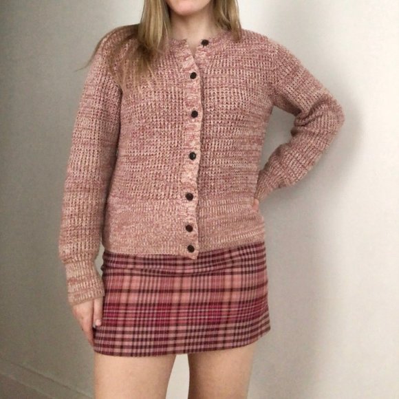 Wilfred pink plaid Aritzia skirt - Picture 3 of 3